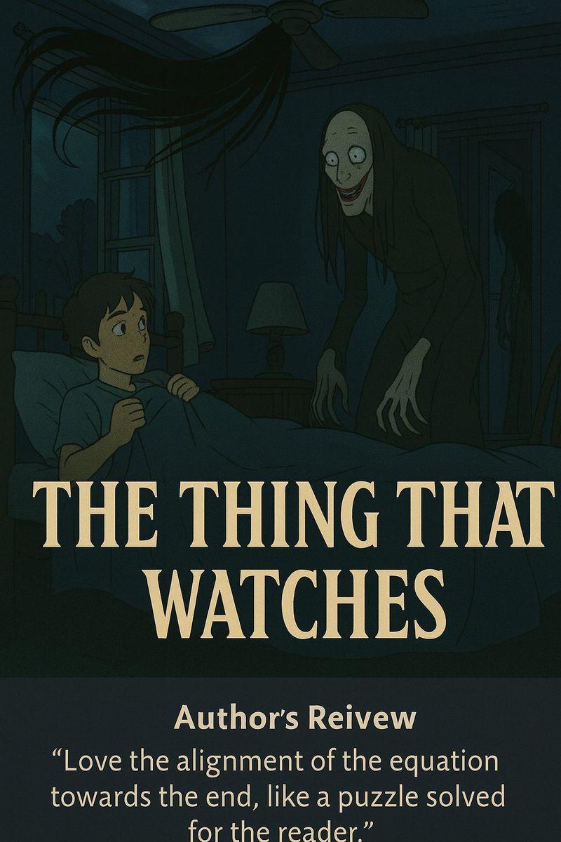 The Thing That Watches · Love the alignment of the equation toward the end like a puzzle solved for the reader